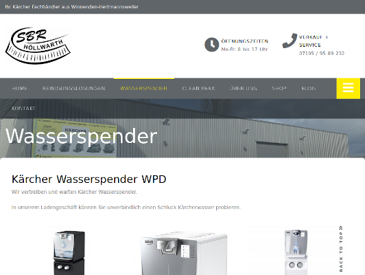 Webseite sbr-hoellwarth.de